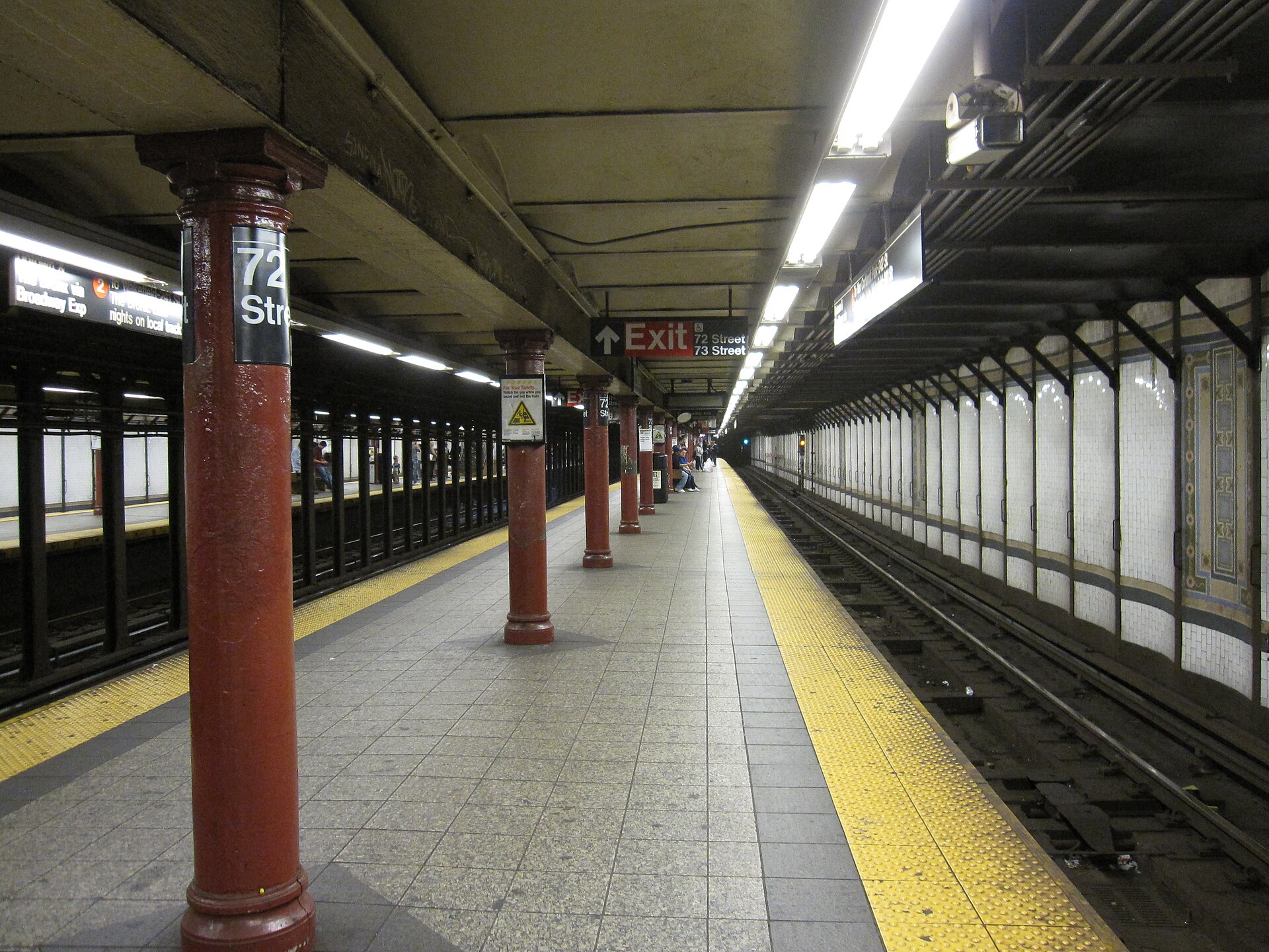 72nd Street and Broadway subway entrance on Manhattan’s Upper West Side near Beacon Theatre