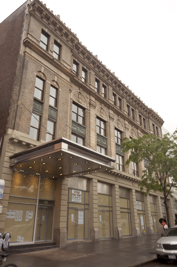 Bronx Opera House building, home of the Opera House Hotel near Yankee Stadium