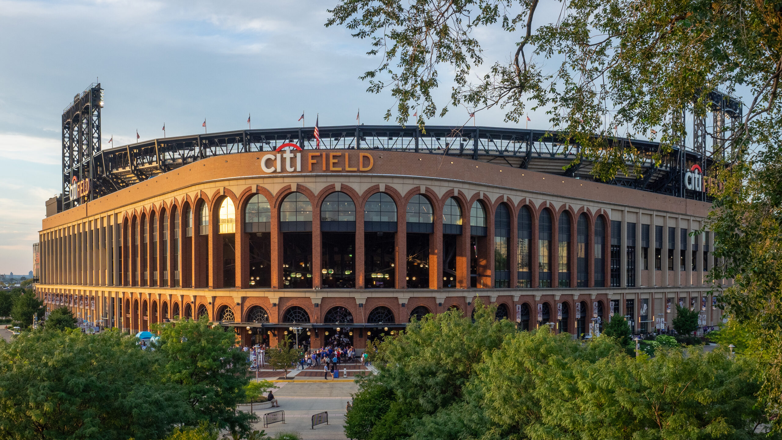 Citi Field exterior in Queens, home of the New York Mets
