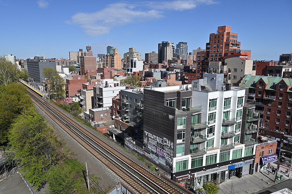 View over Flushing, Queens, one of the main hotel areas for Citi Field visitors