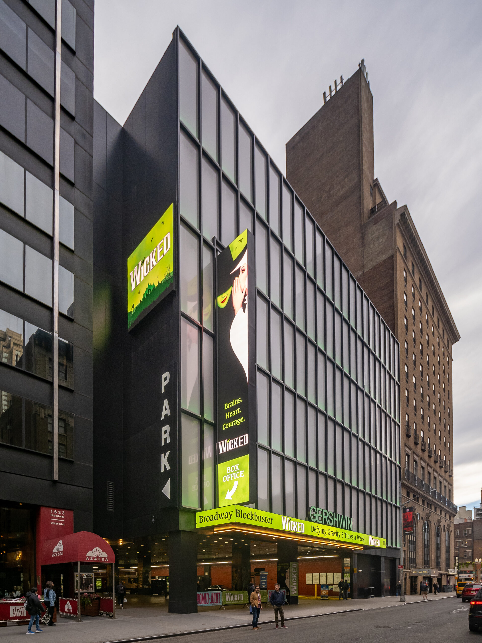 Wicked at the Gershwin Theatre on Broadway in New York City