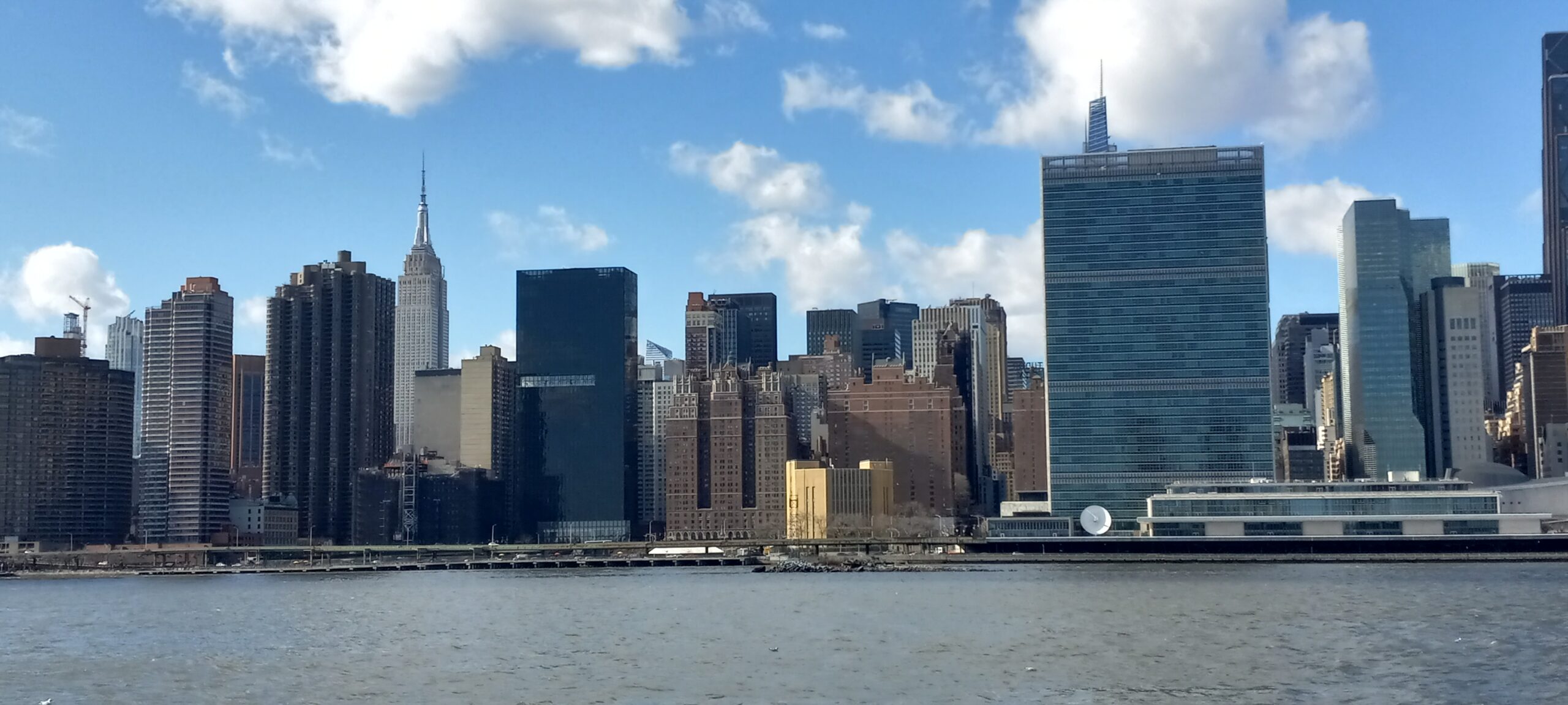 Midtown Manhattan skyline seen from the Queens waterfront