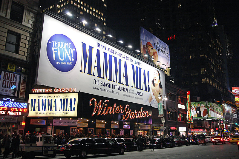 Winter Garden Theatre on Broadway in New York City