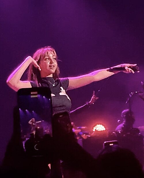 Live concert performance inside Brooklyn Paramount in New York City, showing the energy and atmosphere of a restored mid-size music venue