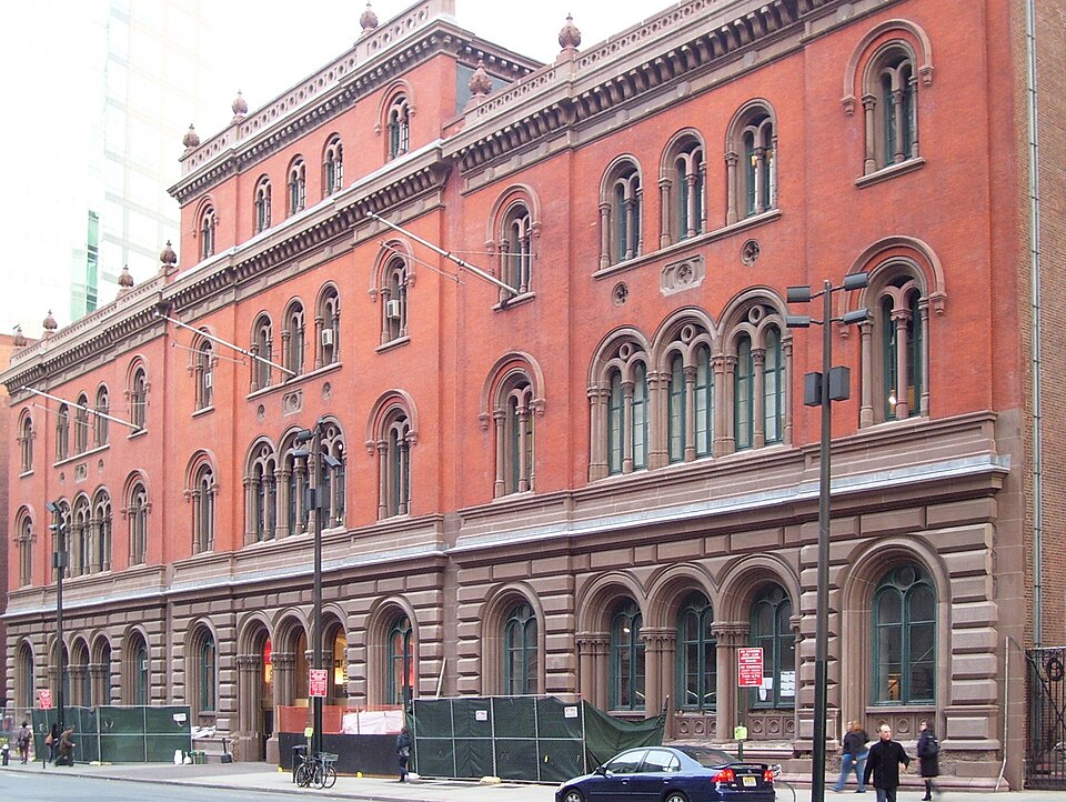 The Public Theater building on Lafayette Street in New York City