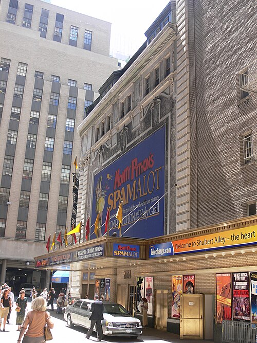 Shubert Theatre on West 44th Street in New York City