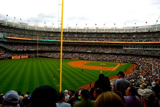 Subway Series game between the Yankees and Mets at Yankee Stadium