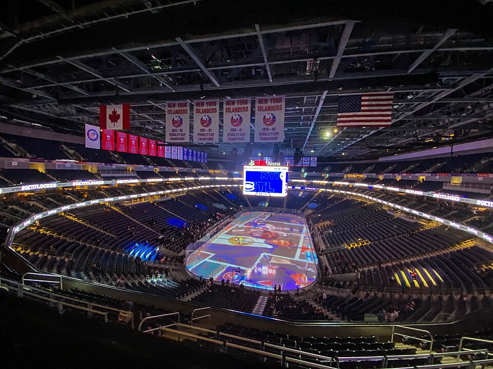 Interior view of UBS Arena for a concert seating guide in Elmont, New York