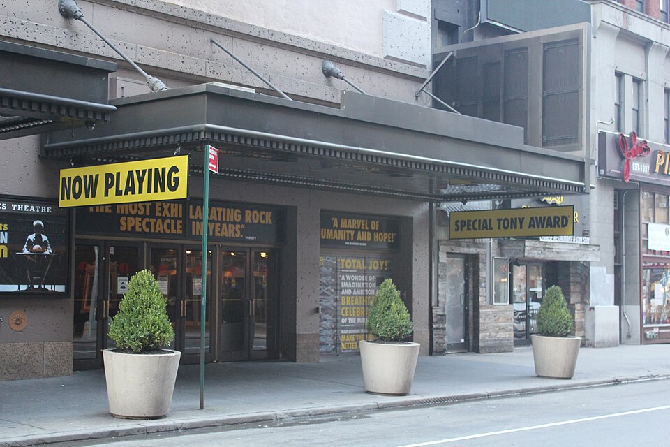 St. James Theatre on West 44th Street, home to Titanique on Broadway