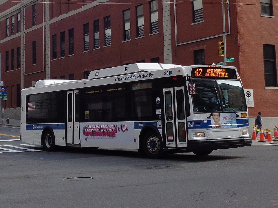 West 57th Street and 11th Avenue in Hell's Kitchen, the kind of approach readers should picture when deciding whether driving and parking near Terminal 5 are actually worth it