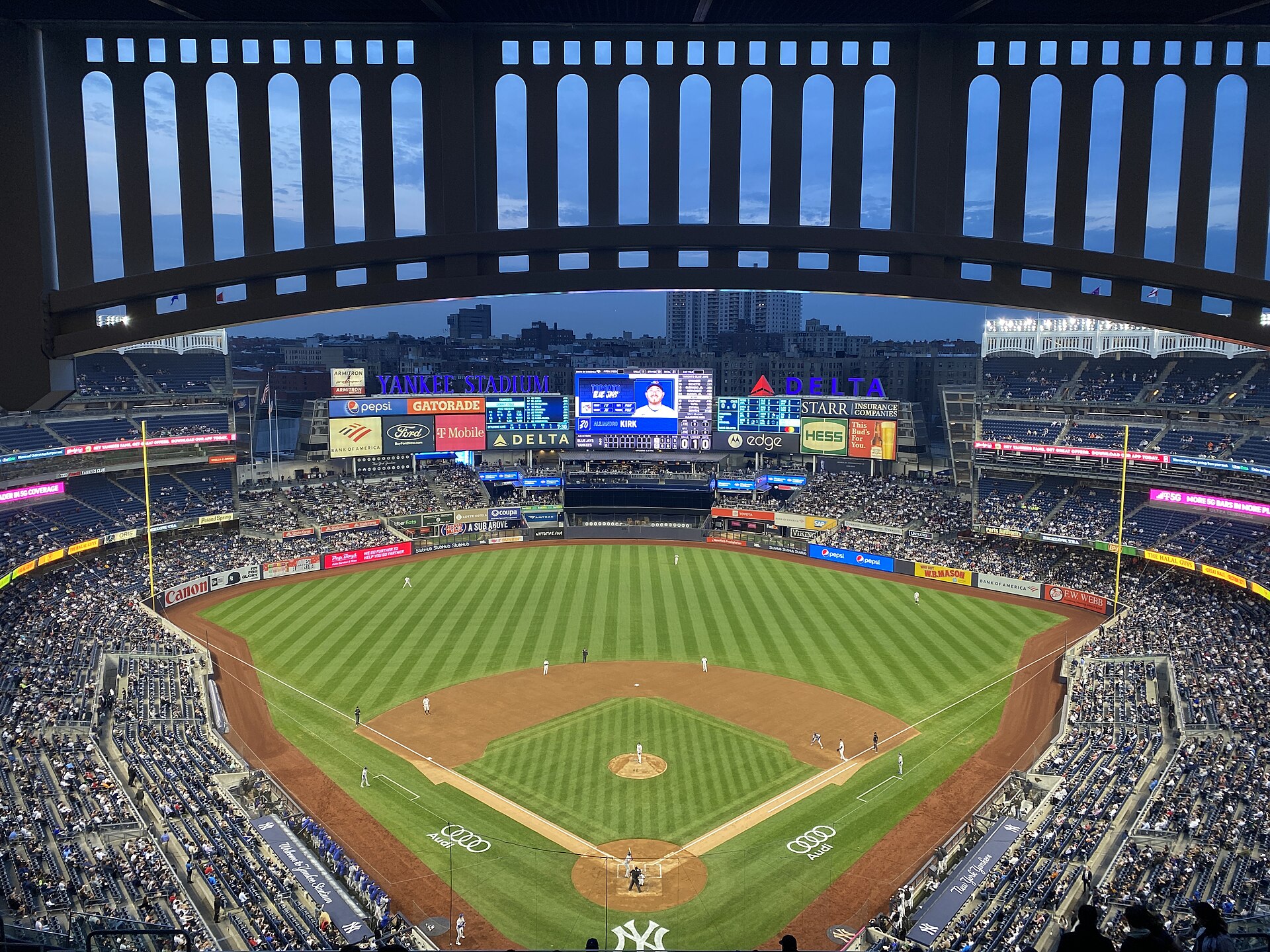 View of Yankee Stadium from Section 420