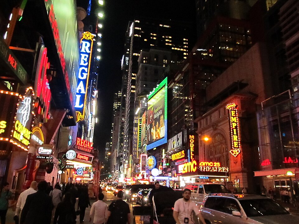 Stage 42 on West 42nd Street in Manhattan, where Gotta Dance! is playing Off-Broadway