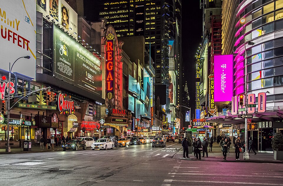 Stage 42 on West 42nd Street in Manhattan, where Gotta Dance! is playing Off-Broadway