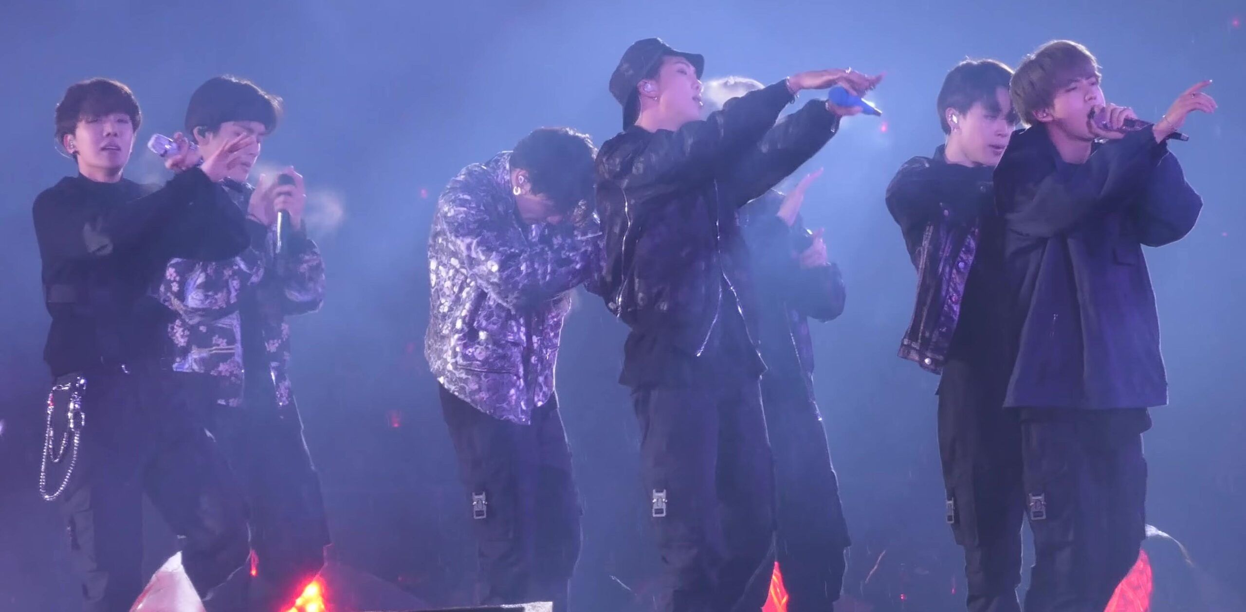 BTS performing live for the BTS MetLife Stadium concert guide