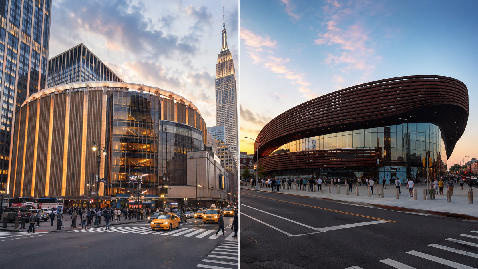 Madison Square Garden vs Barclays Center comparison for a New York basketball night