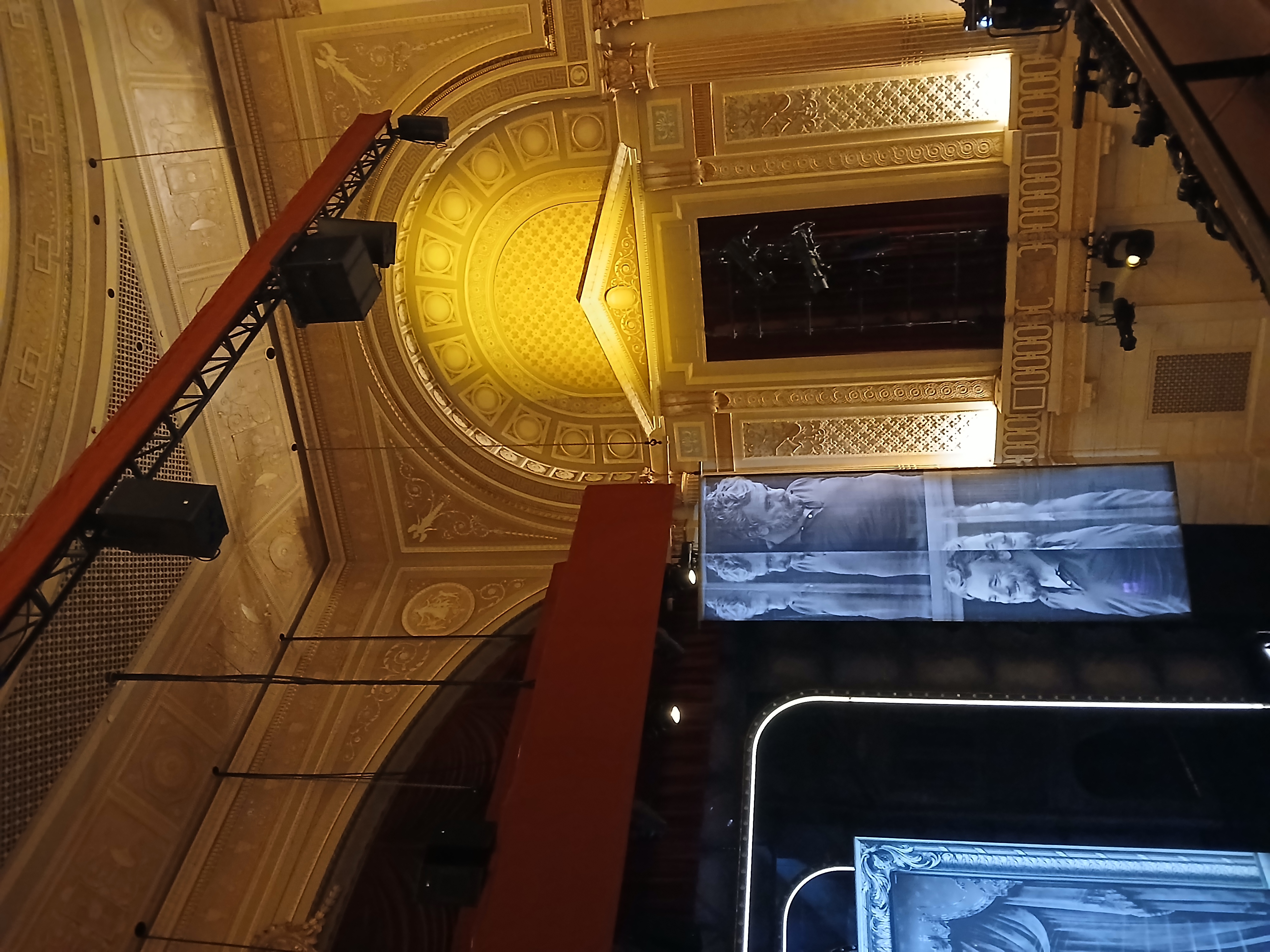 Interior of the Samuel J. Friedman Theatre in Manhattan showing the Broadway auditorium and seating areas