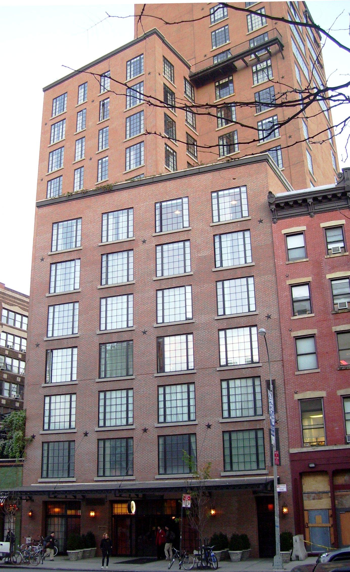 NoMad boutique hotel entrance in New York City with historic Manhattan facade and neighborhood hotel character