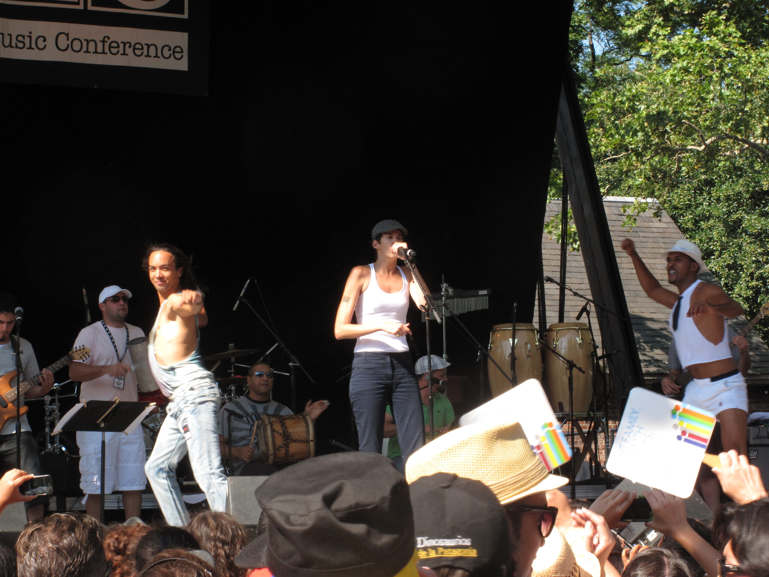 Performer on stage at Central Park SummerStage in New York City for a summer 2026 concert guide