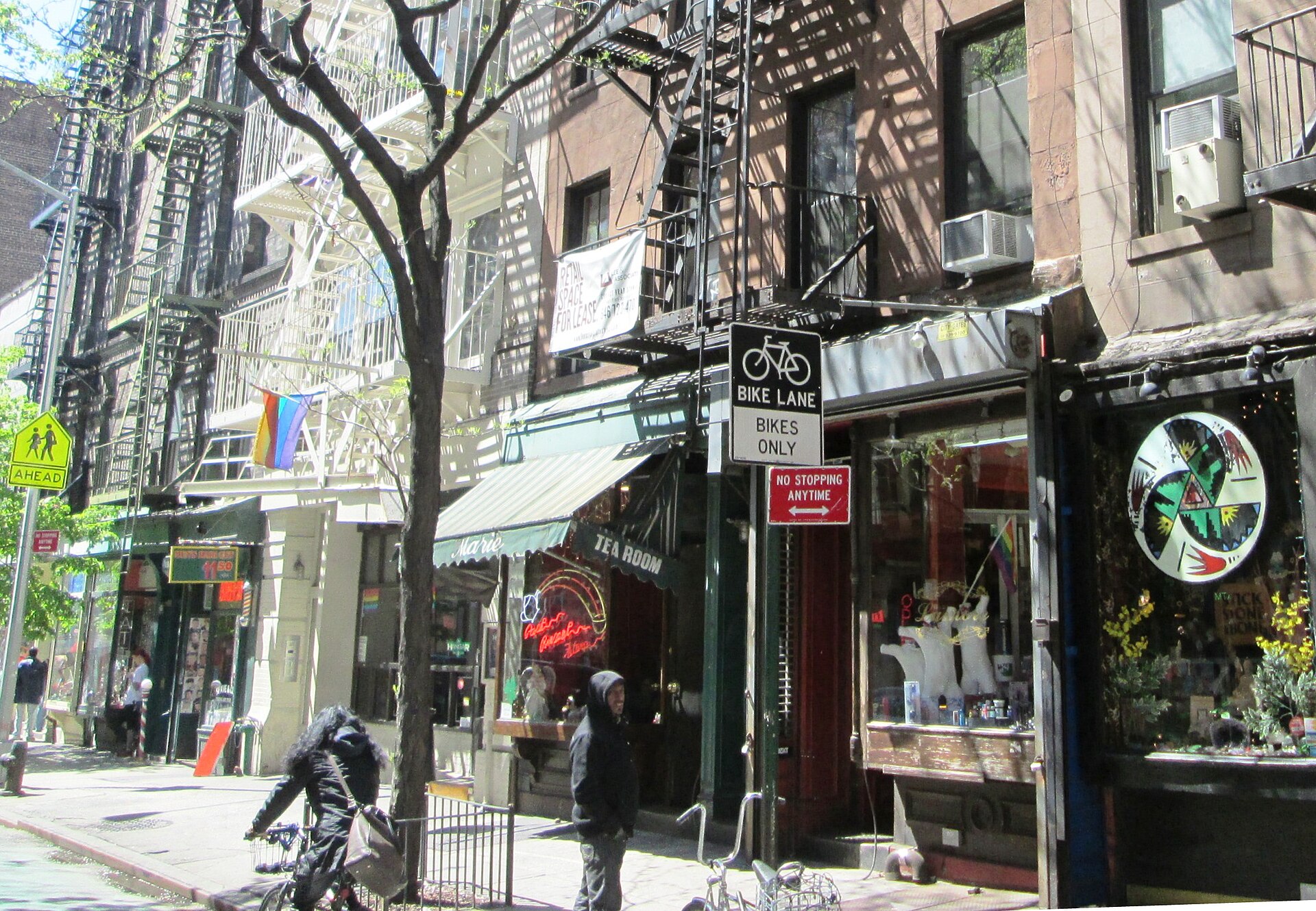 West Village street scene near the Lucille Lortel Theatre for Broad Strokes Off-Broadway planning