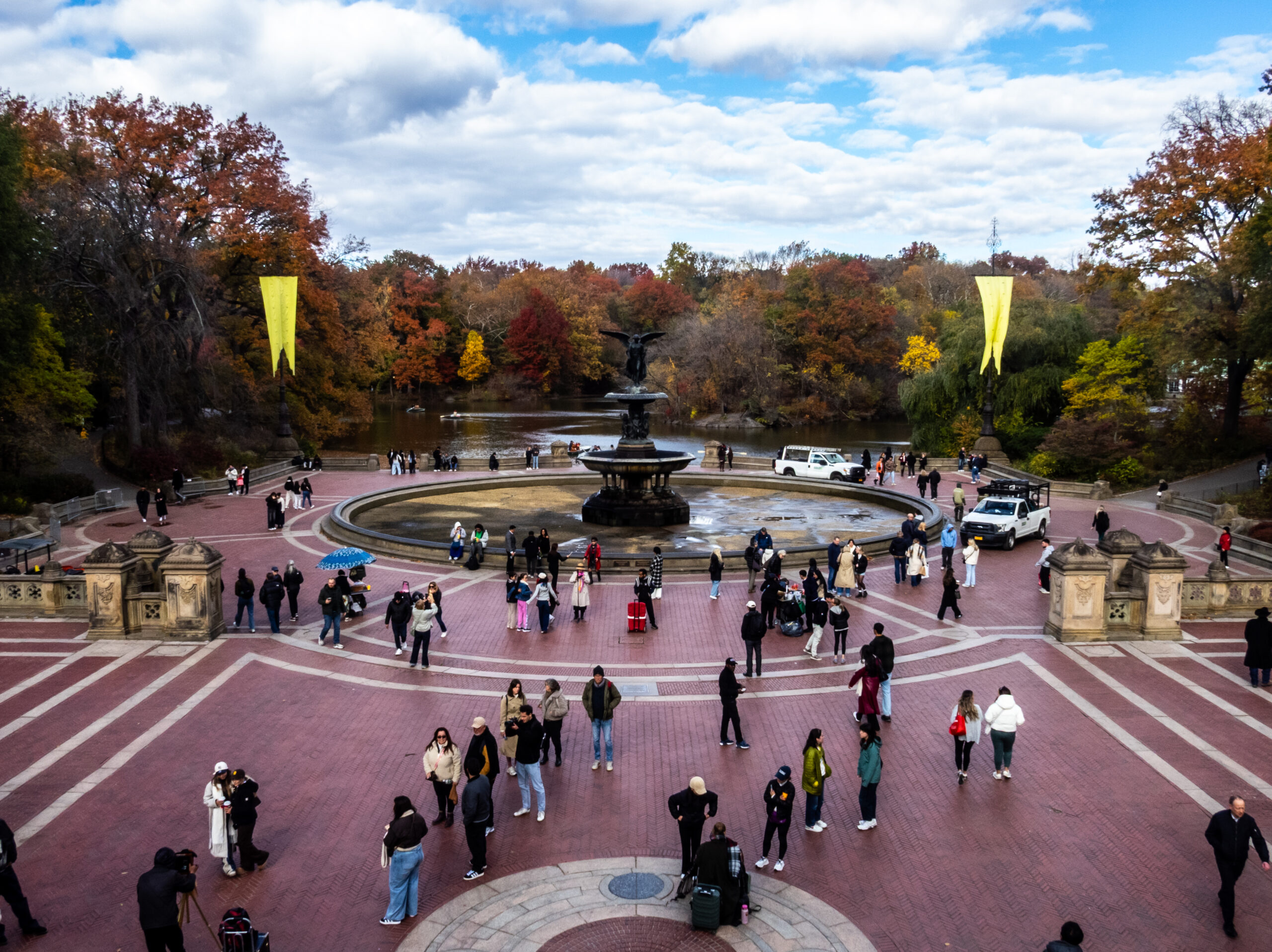 Bethesda Terrace and Fountain in Central Park, New York City