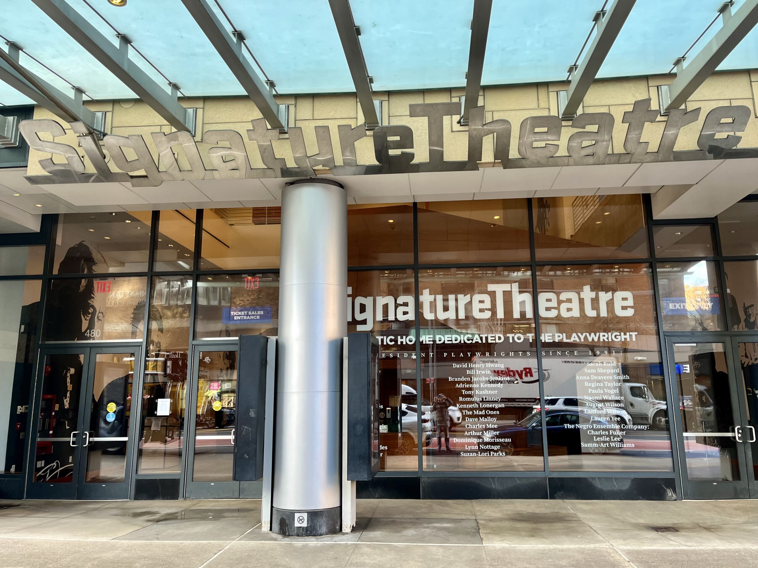Pershing Square Signature Center in New York City for Disruption Off-Broadway guide