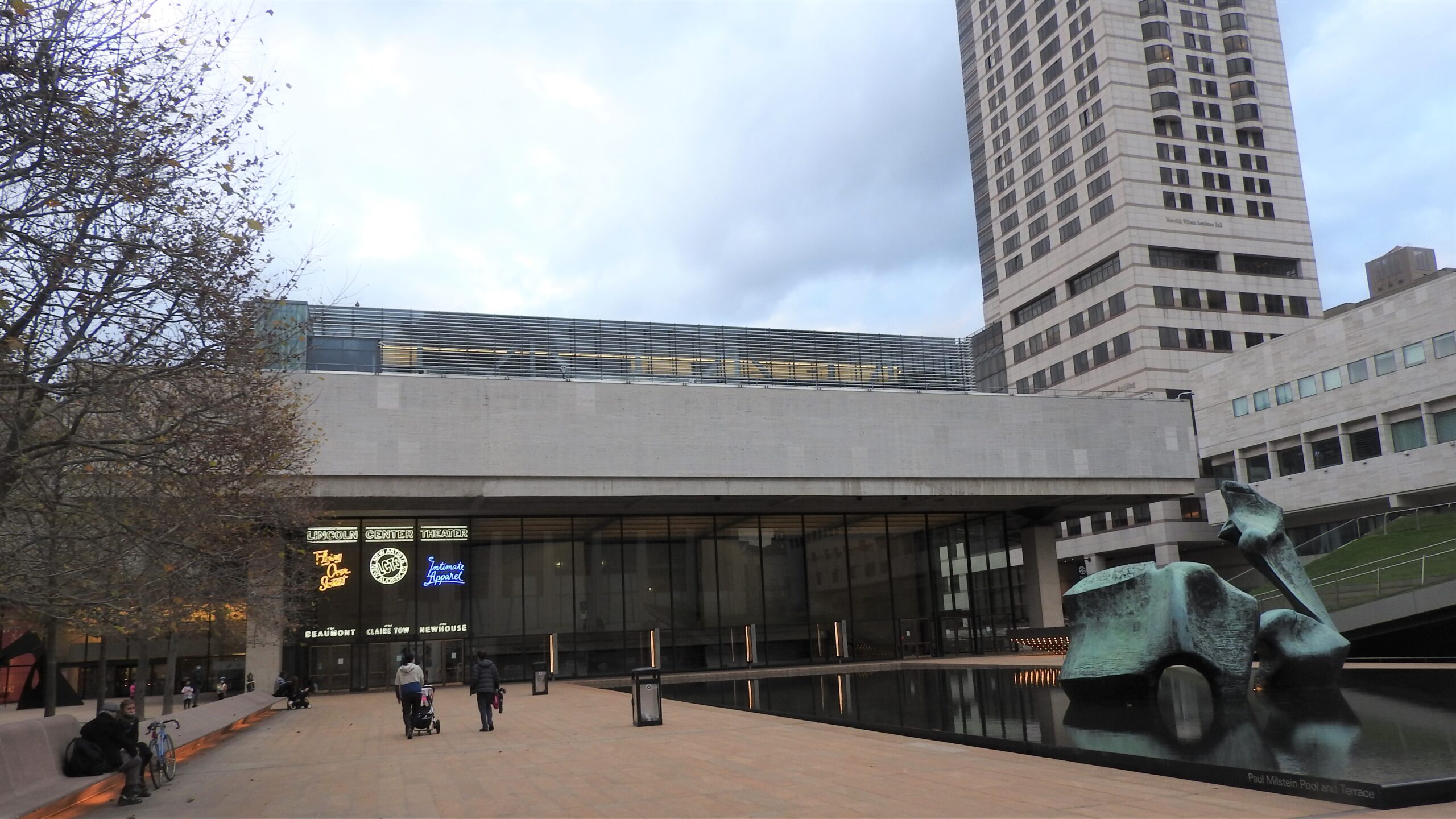 Lincoln Center Theater exterior in New York City for The Whoopi Monologues Off-Broadway guide