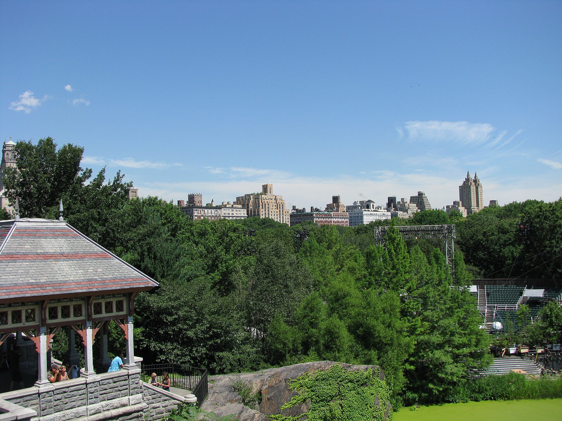 Belvedere Castle near the Delacorte Theater in Central Park for The Winter’s Tale night-out planning