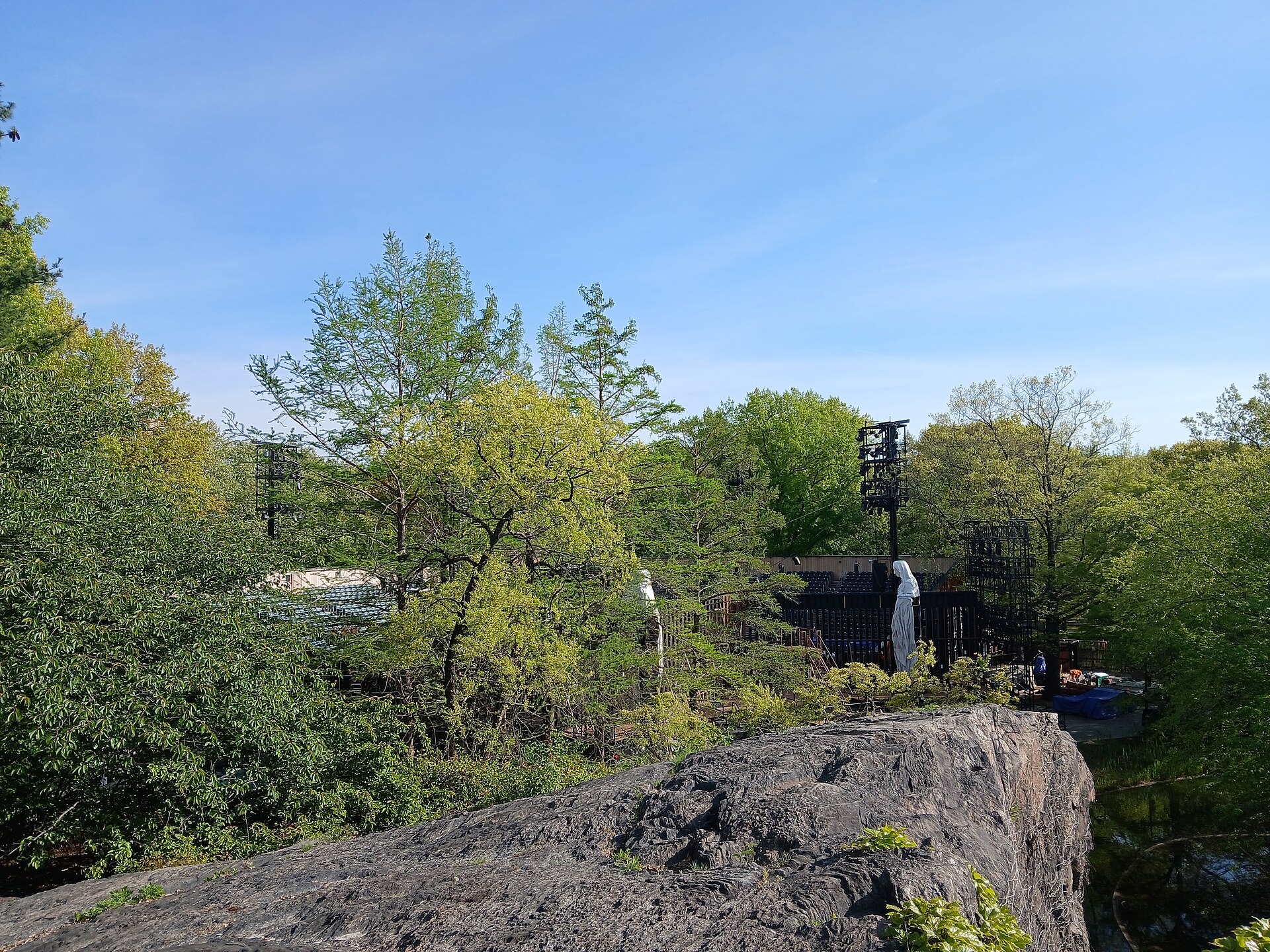 Delacorte Theater in Central Park for The Winter’s Tale Free Shakespeare in the Park guide