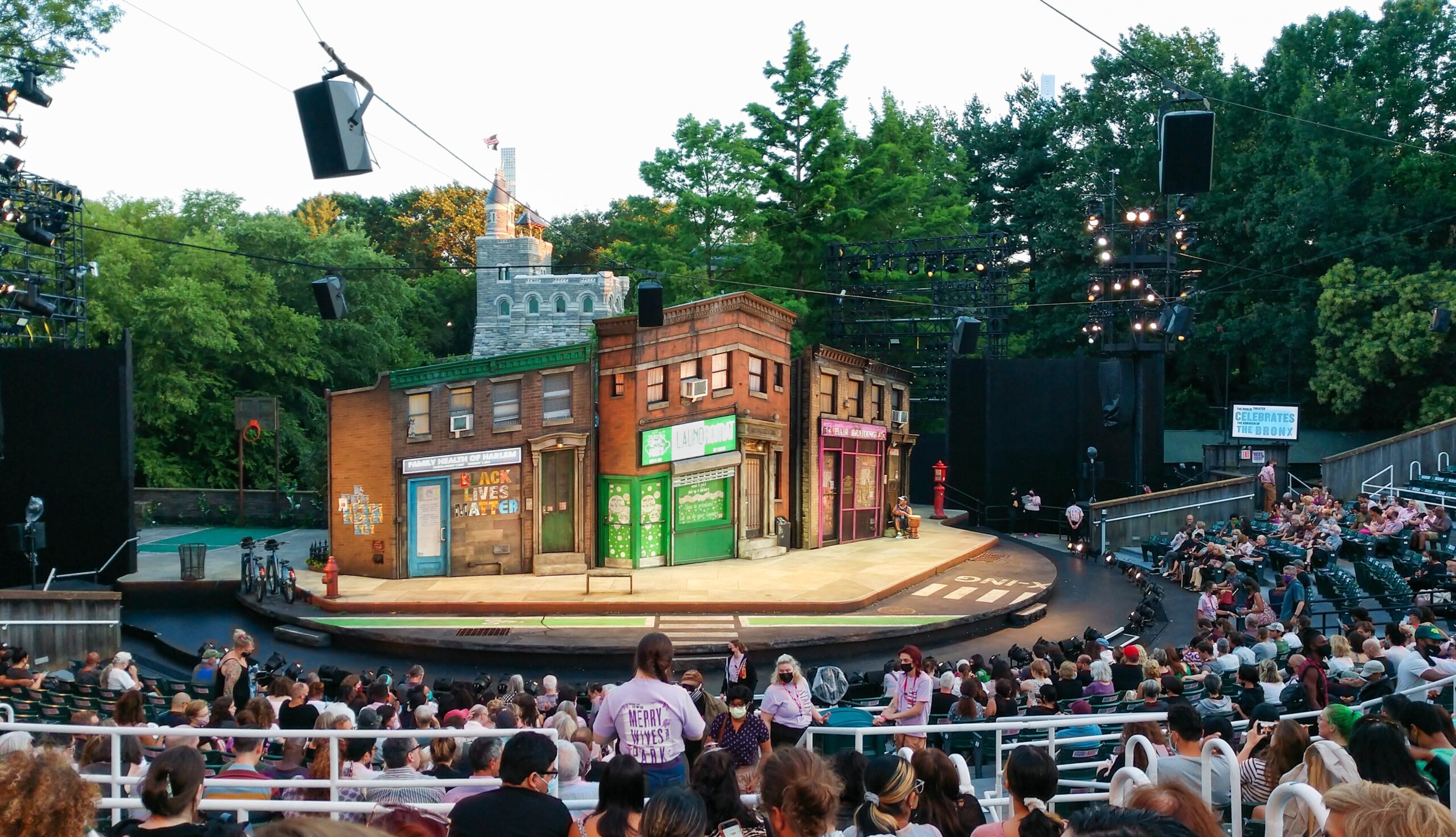 Delacorte Theater in Central Park during Shakespeare in the Park for The Winter’s Tale guide