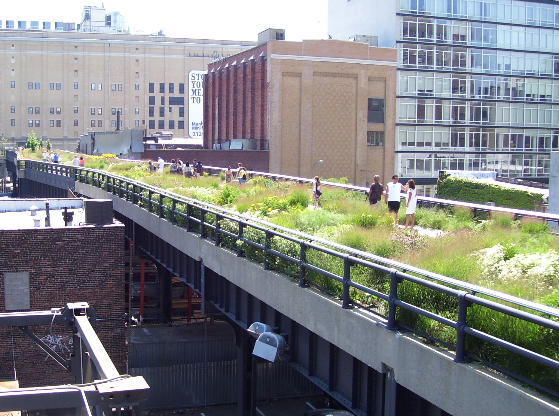High Line at West 20th Street in Chelsea for The Saviors Off-Broadway night-out planning