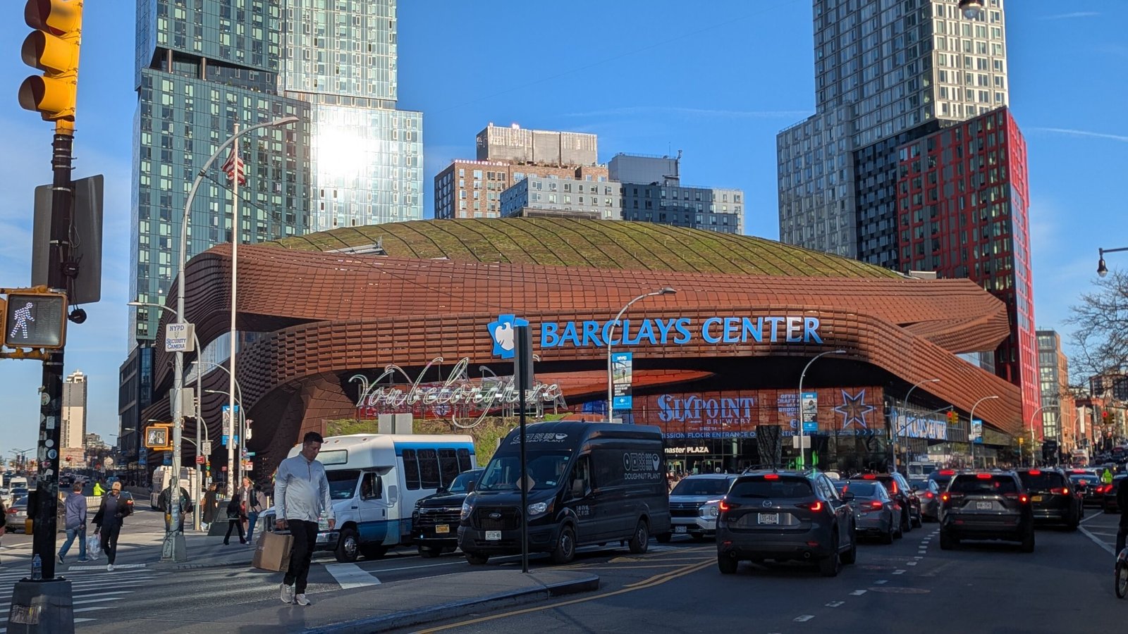 Barclays Center exterior in Brooklyn for Don Omar's 2026 concert