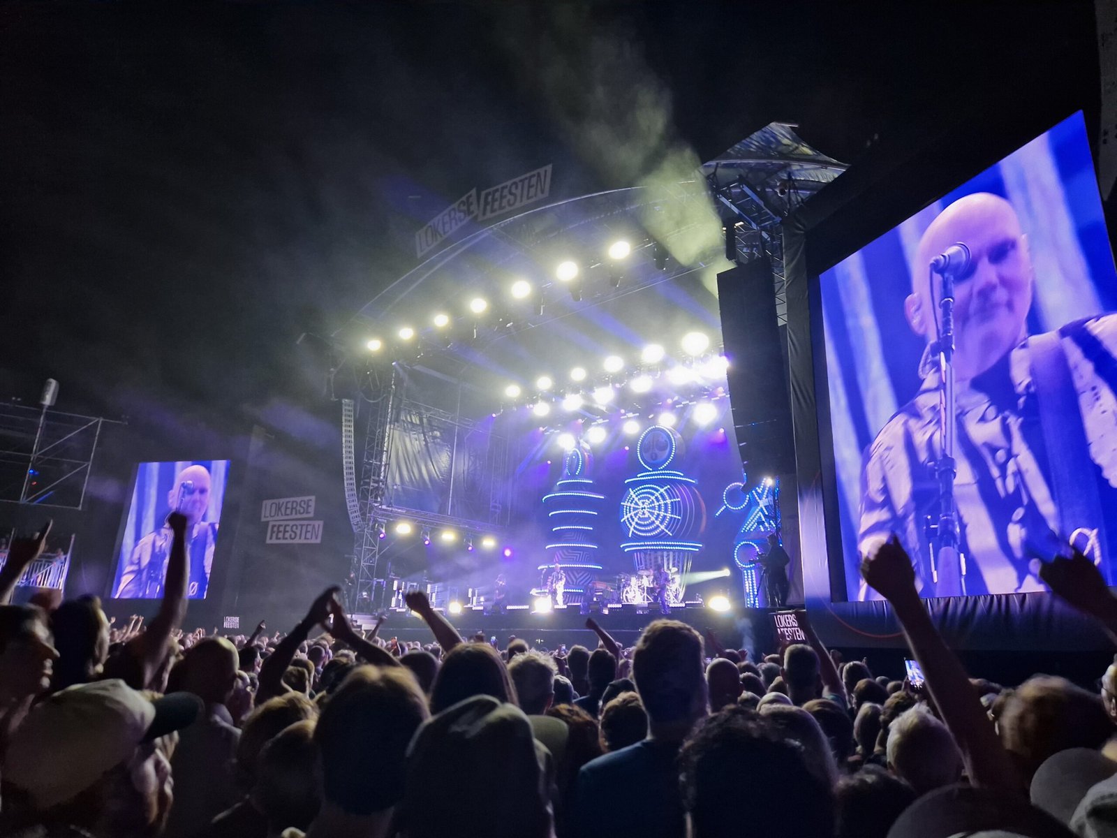 The Smashing Pumpkins performing live ahead of their 2026 Barclays Center concert