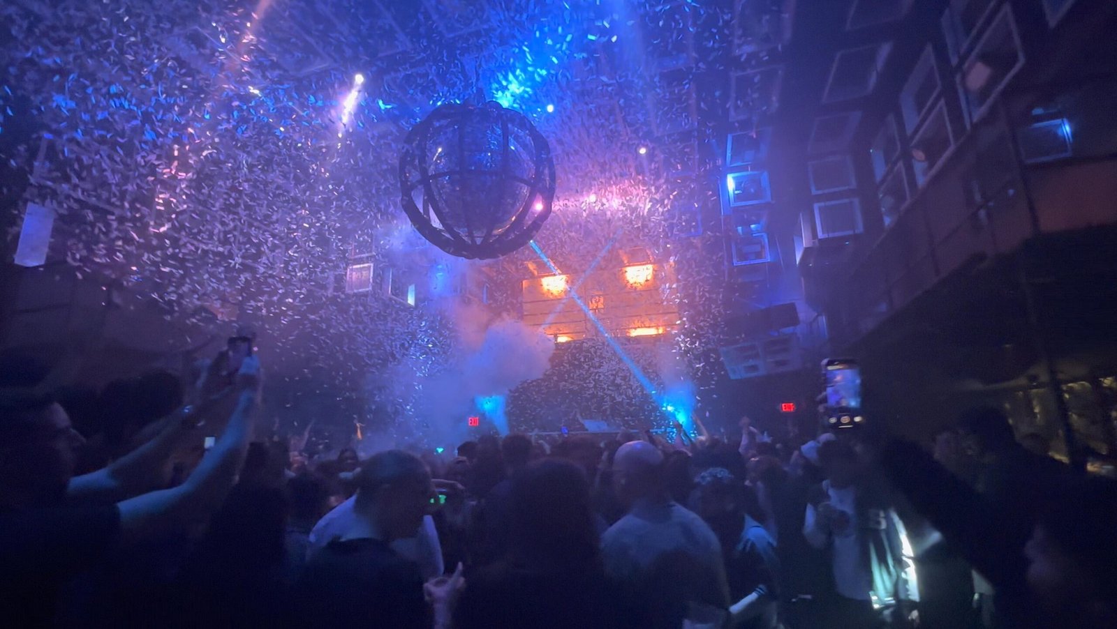 Marquee nightclub in New York City during a nightlife event