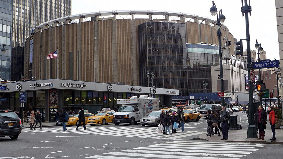 Interior of Madison Square Garden in New York City