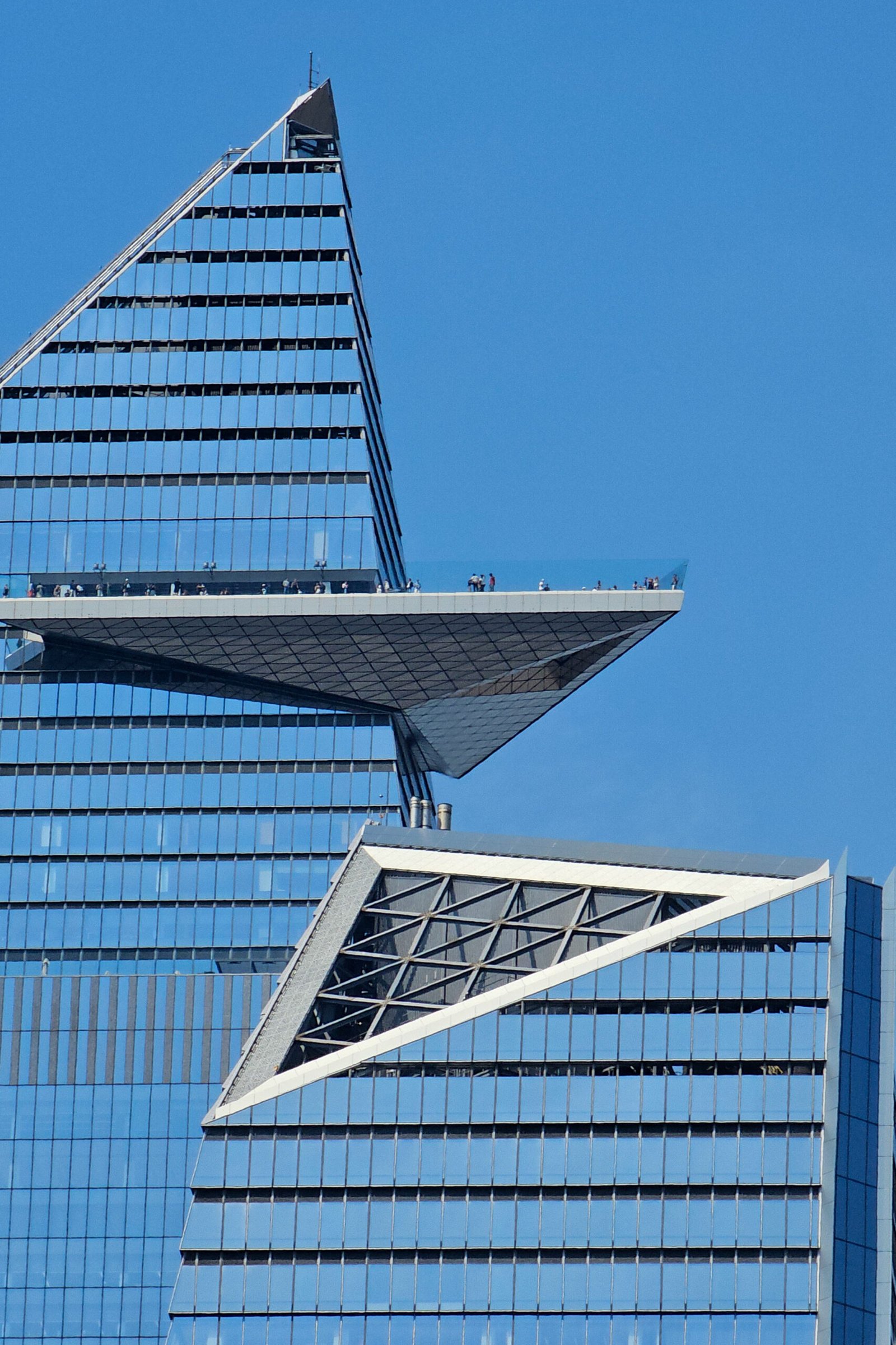 Edge observation deck at Hudson Yards in New York City
