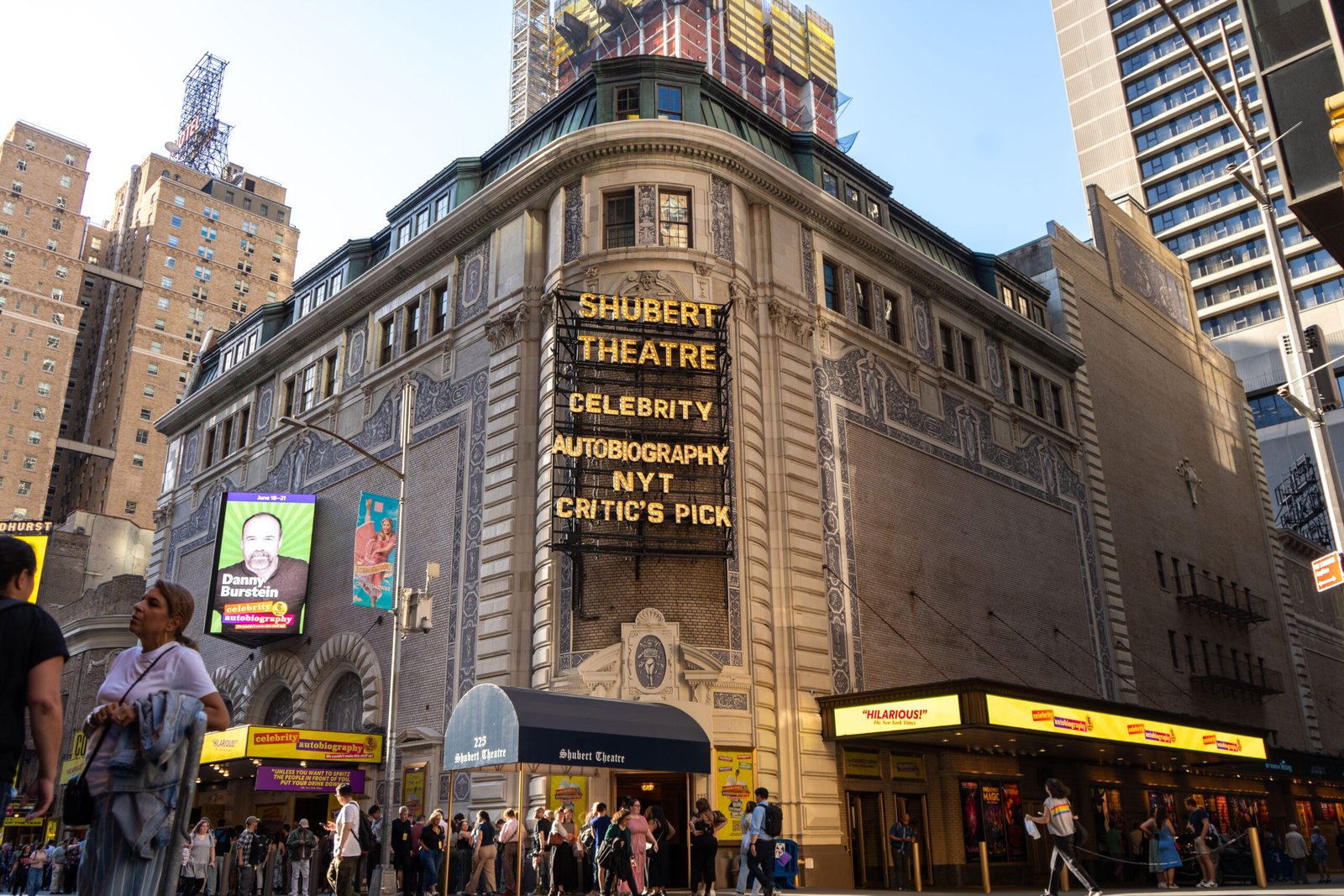 Shubert Theatre on Broadway, home of Galileo