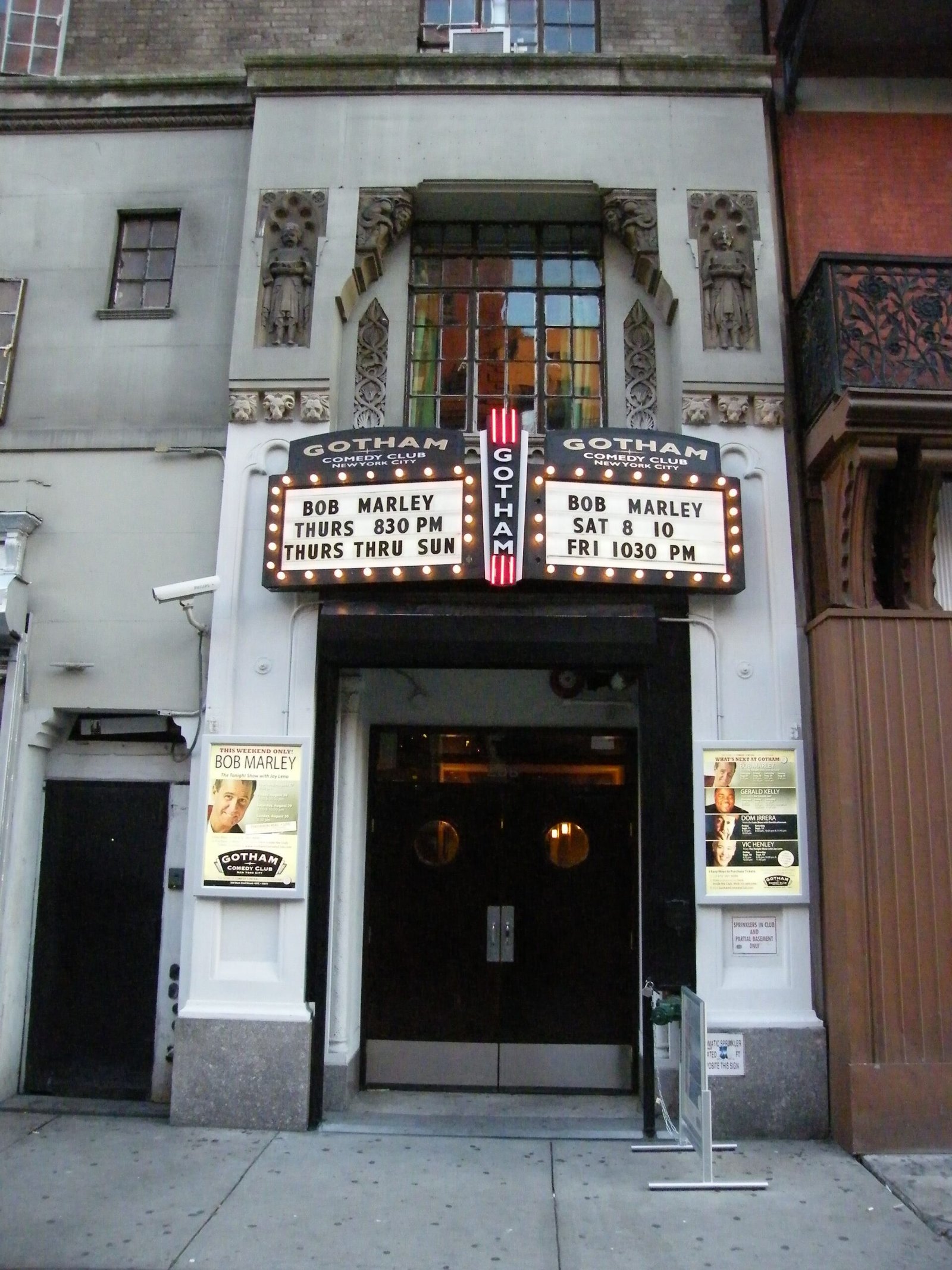 Gotham Comedy Club in Chelsea, Manhattan, one of New York City's popular venues for live stand-up comedy shows