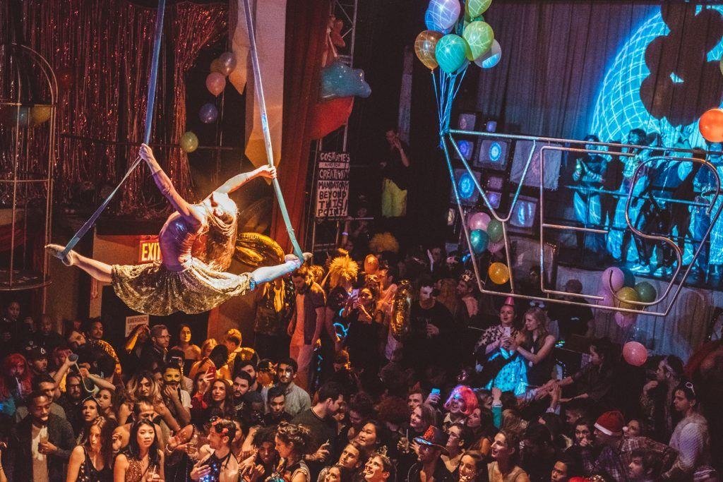 Live performance at House of Yes nightclub in Bushwick, Brooklyn