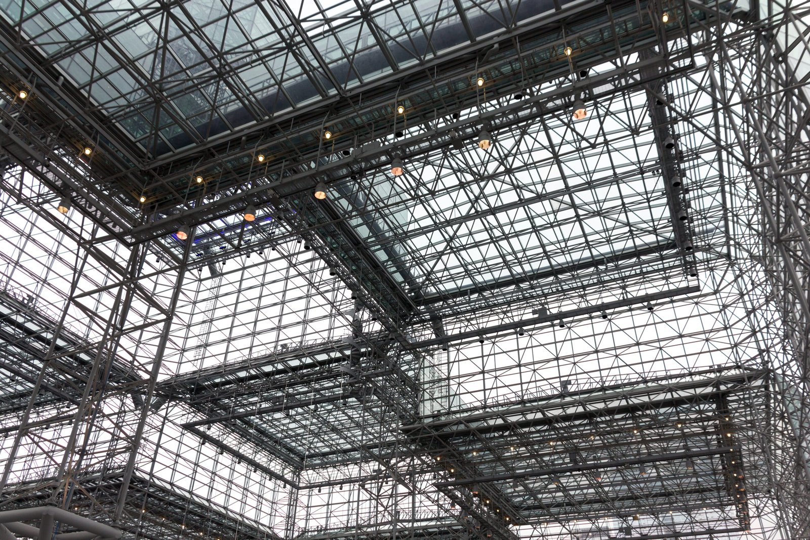 Interior of the Jacob K. Javits Convention Center in New York City