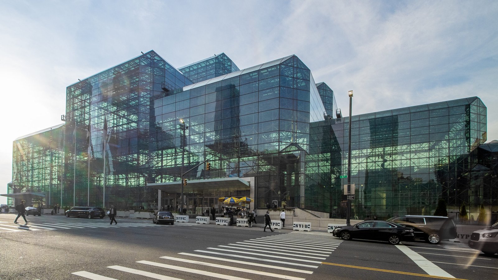 Javits Center exterior on Manhattan’s West Side