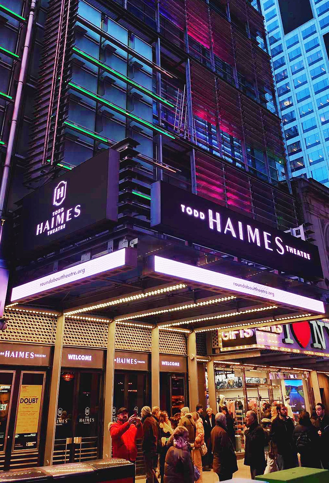 Todd Haimes Theatre on Broadway, home of Mix and Master