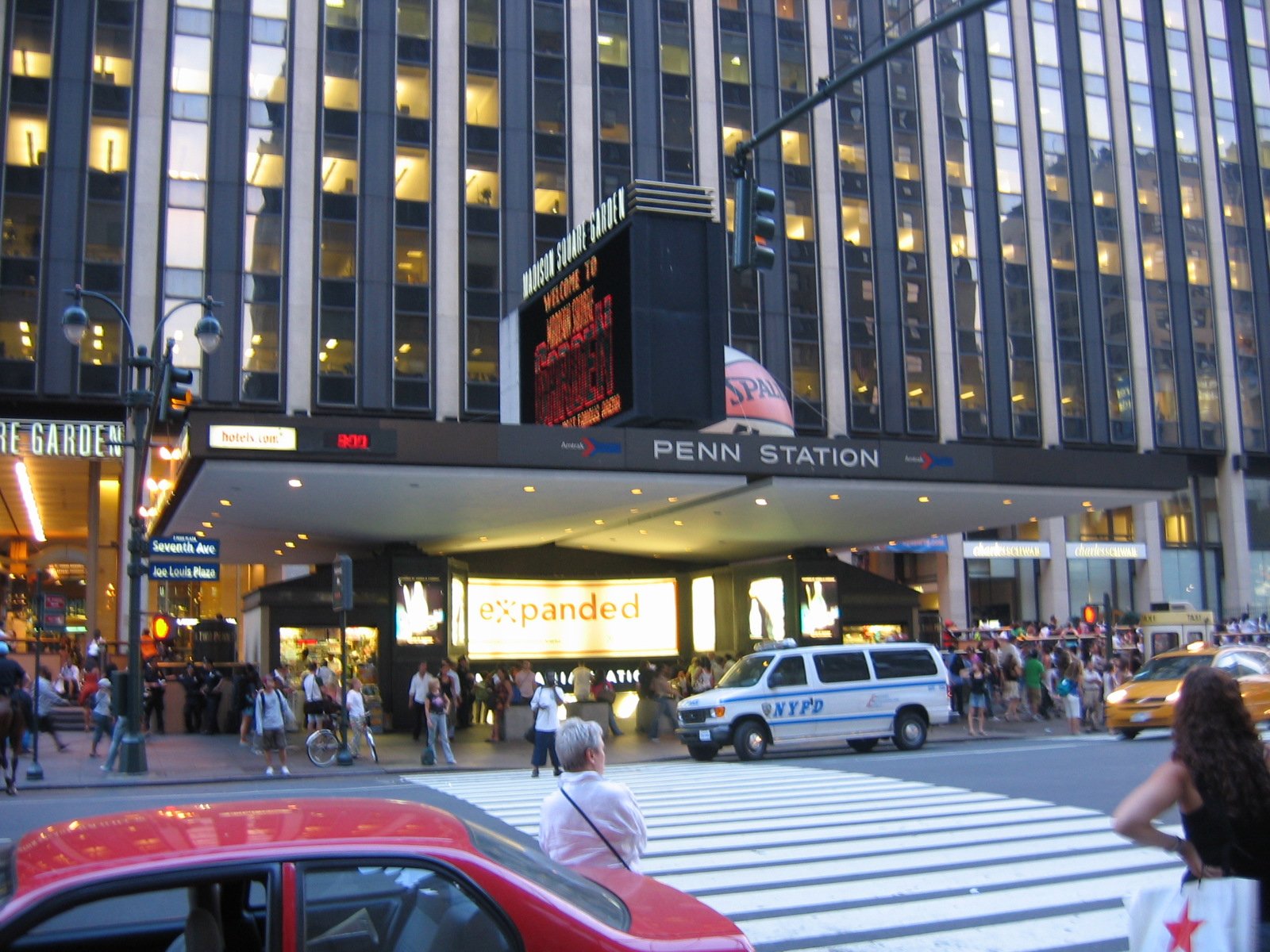 Penn Station concourse in New York City