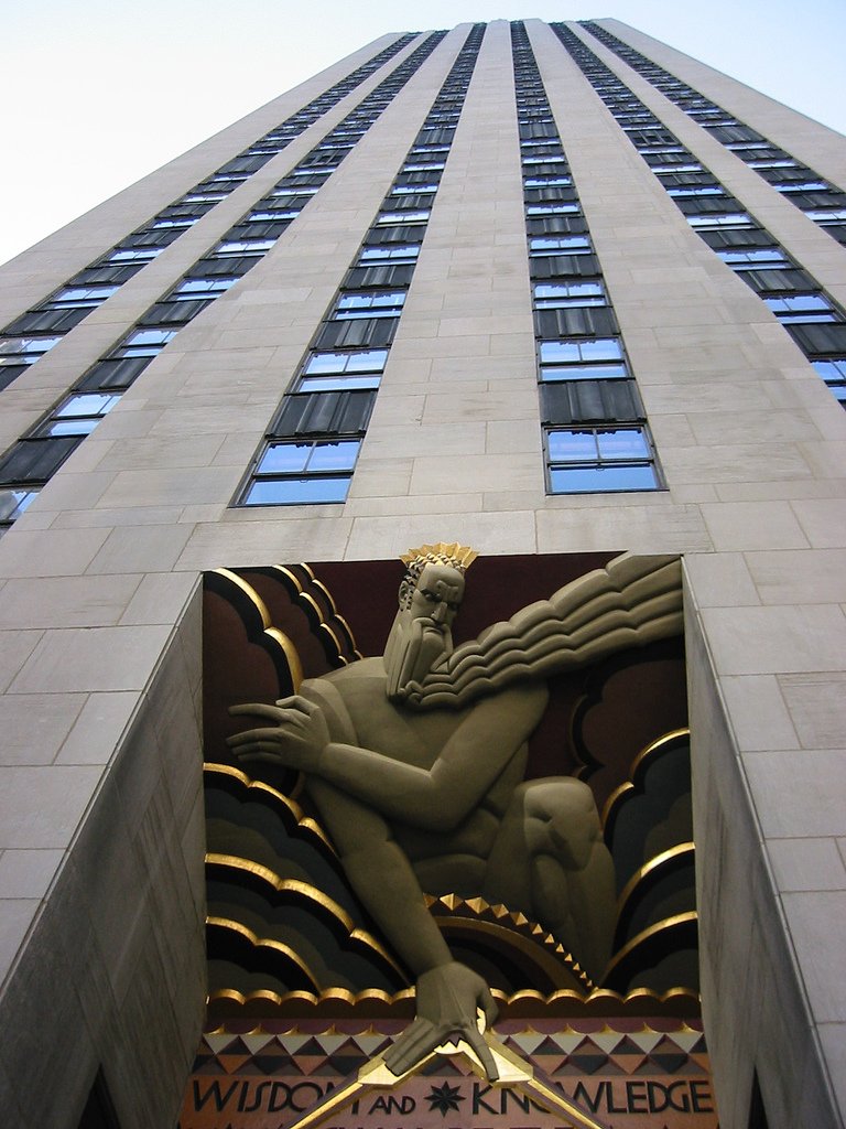 Rockefeller Center Plaza in Midtown Manhattan