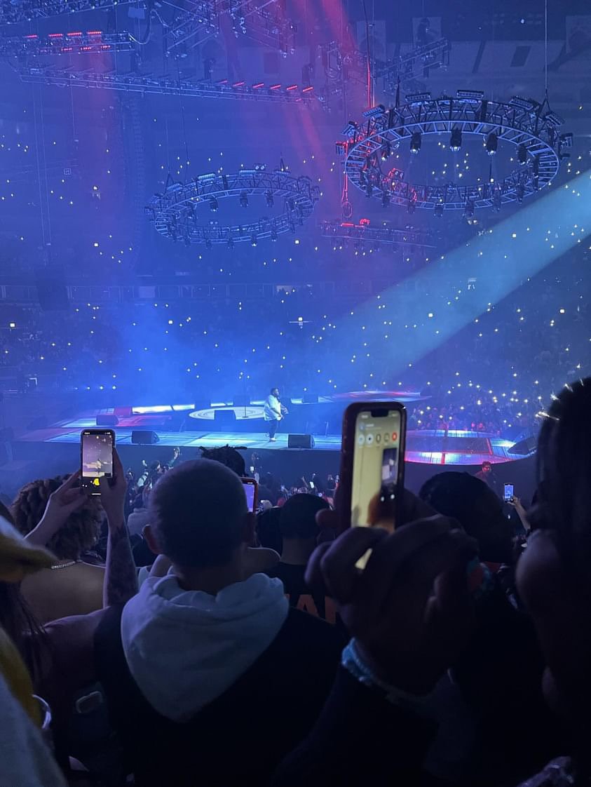 Rod Wave performing live onstage in concert