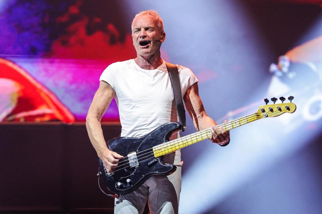 Sting performing live in concert, ahead of his eight-night Sting 3.0 tour run at Brooklyn Paramount in November 2026